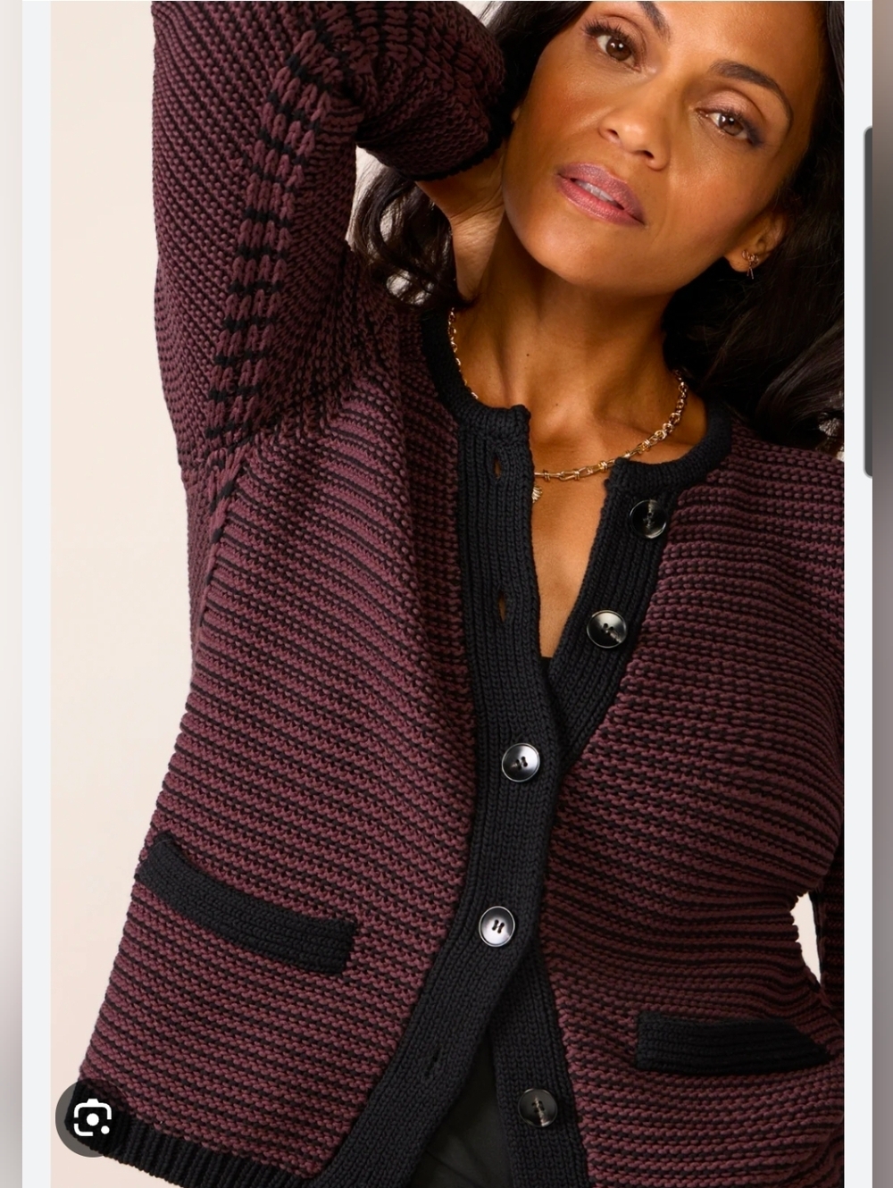 Michael Stars Kaden Crew Neck Cardigan- NWT - Size L